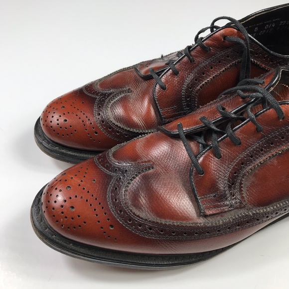 Men's Coburne Square Classic Wingtip Oxford shoes - Picture 2 of 11